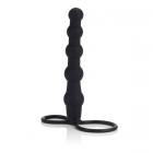 Silicone Love Rider Beaded Dual Penetrator Black Sex Toy Product