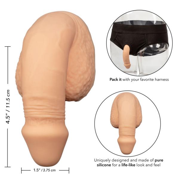 Packer Gear 5 inches Silicone Packing Penis Beige Sex Toy Product