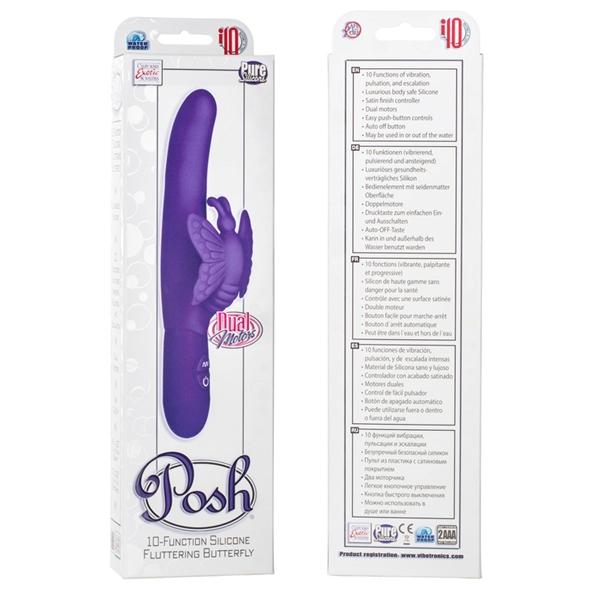 Posh Fluttering Butterfly Purple Vibrator Sex Toy Product
