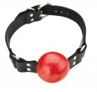 Large Ball Gag With Buckle 2 Inch - Red Sex Toy Product