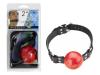Large Ball Gag With Buckle 2 Inch - Red	 Sex Toy Product Image 2