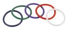 Rainbow Rubber C Ring 5 Pack - 2 inch Sex Toy Product