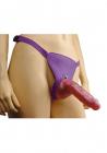 Bree Olson Strap On Harness With 7 Inch Glitter Dong - Purple Sex Toy Product