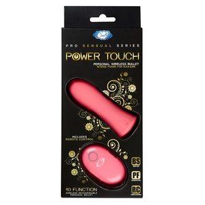 Pro Sensual Power Touch Bullet Vibrator Remote Control Pink Sex Toy Product