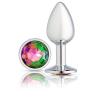 Cloud 9 Gems Silver Chromed Anal Plug Small Sex Toy Product Image 4