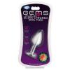 Cloud 9 Gems Silver Chromed Anal Plug Medium Sex Toy Product Image 2