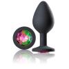 Cloud 9 Gems Black Silicone Anal Plug Medium Sex Toy Product Image 4