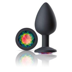 Cloud 9 Gems Black Silicone Anal Plug Large Sex Toy Product