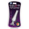 Cloud 9 Gems Silver Chromed Tall Anal Plug Medium Sex Toy Product Image 2