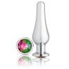Cloud 9 Gems Silver Chromed Tall Anal Plug Medium Sex Toy Product Image 4