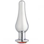 Cloud 9 Gems Silver Chromed Tall Anal Plug Large Sex Toy Product
