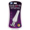 Cloud 9 Gems Silver Chromed Tall Anal Plug Large Sex Toy Product Image 2