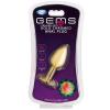Cloud 9 Gems Gold Anal Plug Small Sex Toy Product Image 2