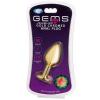 Cloud 9 Gems Gold Anal Plug Medium Sex Toy Product Image 2