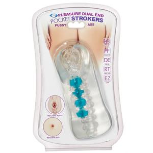 Cloud 9 Personal Double Ended Beaded Stroker Clear Sex Toy Product