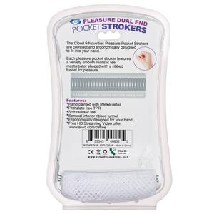 Cloud 9 Personal Double Ended Beaded Stroker Clear Sex Toy Product