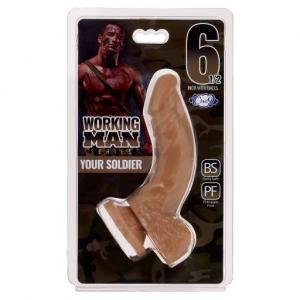 Cloud 9 Working Man 6.5 Tan Your Soldier " Sex Toy Product