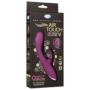 Pro Sensual Air Touch V G-Spot Dual Function Clitoral Suction Rabbit Sex Toy Product