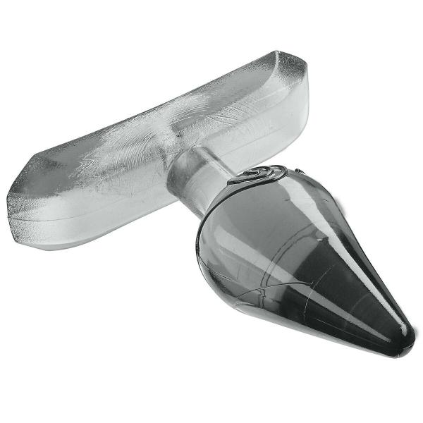 Cloud 9 Small Anal Plug Clear Gray Sex Toy Product
