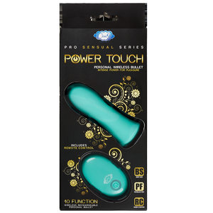 Pro Sensual Power Touch Teal Green Bullet Vibrator Sex Toy Product
