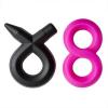 Pro Sensual Silicone Super 8 Ring & Tie Sling 2 Pack Sex Toy Product Image 4