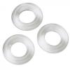 Cloud 9 Cock Ring Combo 3 Clear Smooth Sex Toy Product Image 1