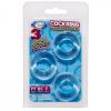 Cloud 9 Cock Ring Combo 3 Clear Smooth Sex Toy Product Image 2