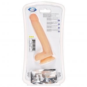 Cloud 9 Dual Density Real Touch 7 inches Dong with Balls Beige Sex Toy Product