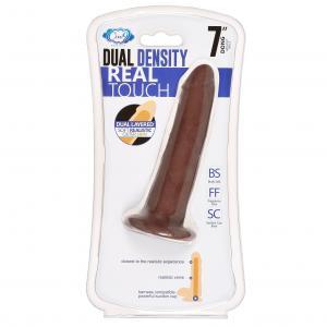 Cloud 9 Dual Density Real Touch 7 inches Dong without Balls Brown Sex Toy Product