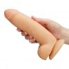 Cloud 9 Dual Density Real Touch 8 inches Dildo with Balls Beige Sex Toy Product Image 4