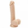 Cloud 9 Platinum Silicone 7 inches Dong Beige Bonus Rings  Sex Toy Product Image 4