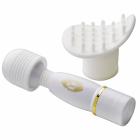 Cloud 9 Pro Sensual Mini Wand Bonus Tip & Travel Pouch White Sex Toy Product