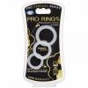 Cloud 9 Pro Sensual Silicone Cock Ring 3 Pack Clear Sex Toy Product Image 2