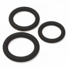 Cloud 9 Pro Sensual Silicone Cock Ring 3 Pack Black  Sex Toy Product