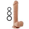 Pro Sensual Premium Silicone Dong Tan 9 inches with 3 C-Rings Sex Toy Product Image 1