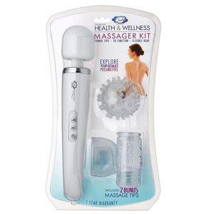 Cloud 9 Health & Wellness Wand Massager Kit 30 Function White Sex Toy Product