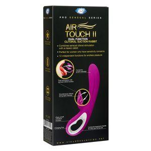 Air Touch 2 Purple Clitoral Suction Rabbit Vibrator Sex Toy Product