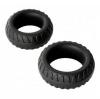 Cloud 9 Pro Rings Liquid Silicone Tires 2 Pack Black Sex Toy Product Image 1