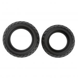 Cloud 9 Pro Rings Liquid Silicone Tires 2 Pack Black Sex Toy Product