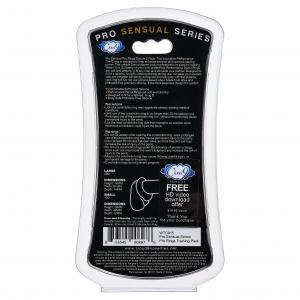 Cloud 9 Pro Rings Liquid Silicone Donuts 2 Pack Black Sex Toy Product