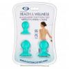 Cloud 9 Health & Wellness Nipple & Clitoral Massager Suction Set Teal Sex Toy Product Image 2