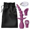 Cloud 9 Health & Wellness Anal Clitoral & Nipple Massager Kit Plum Sex Toy Product Image 4
