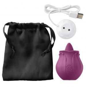 Cloud 9 Health & Wellness Flutter Oral Tongue Stimulator Plum Sex Toy Product