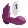 Cloud 9 Health & Wellness Wireless Remote Control Panty Leaf" Vibe - Plum" Sex Toy Product Image 1