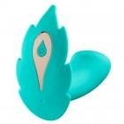 Cloud 9 Health & Wellness Wireless Remote Control Panty Leaf" Vibe - Teal" Sex Toy Product