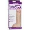 Vac-U-Lock 7" Realistic Perfect Erect Cock - Beige Sex Toy Product Image 3