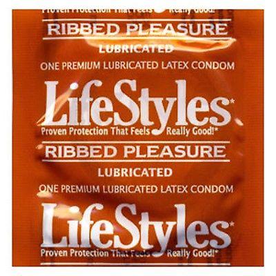 Lifestyles Condom Ribbed Pleasure Lubricated 3 Pack	 Sex Toy Product