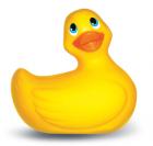 I Rub My Duckie Travel Size Massager - Yellow Sex Toy Product
