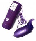 Mardi Gras Waterproof Egg With Silicone Elephant Sleeve- Purple Sex Toy Product