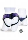 Vibrating Corsette Harness Purple Sex Toy Product